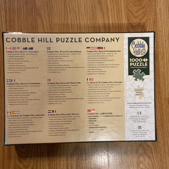 Cobble Hill 1000 piece puzzle - cabin/woods/geese scene - NWOT - Picture 4 of 6
